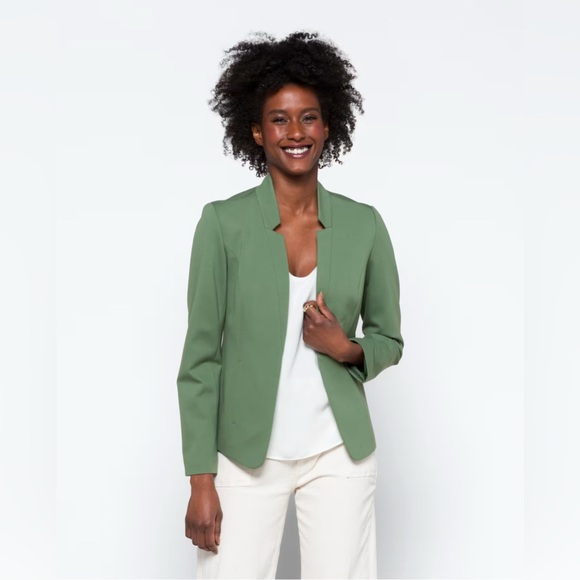 41 Hawthorn Jackets & Blazers - Stella Notched Collar Ponte Blazer by 41 Hawthorn